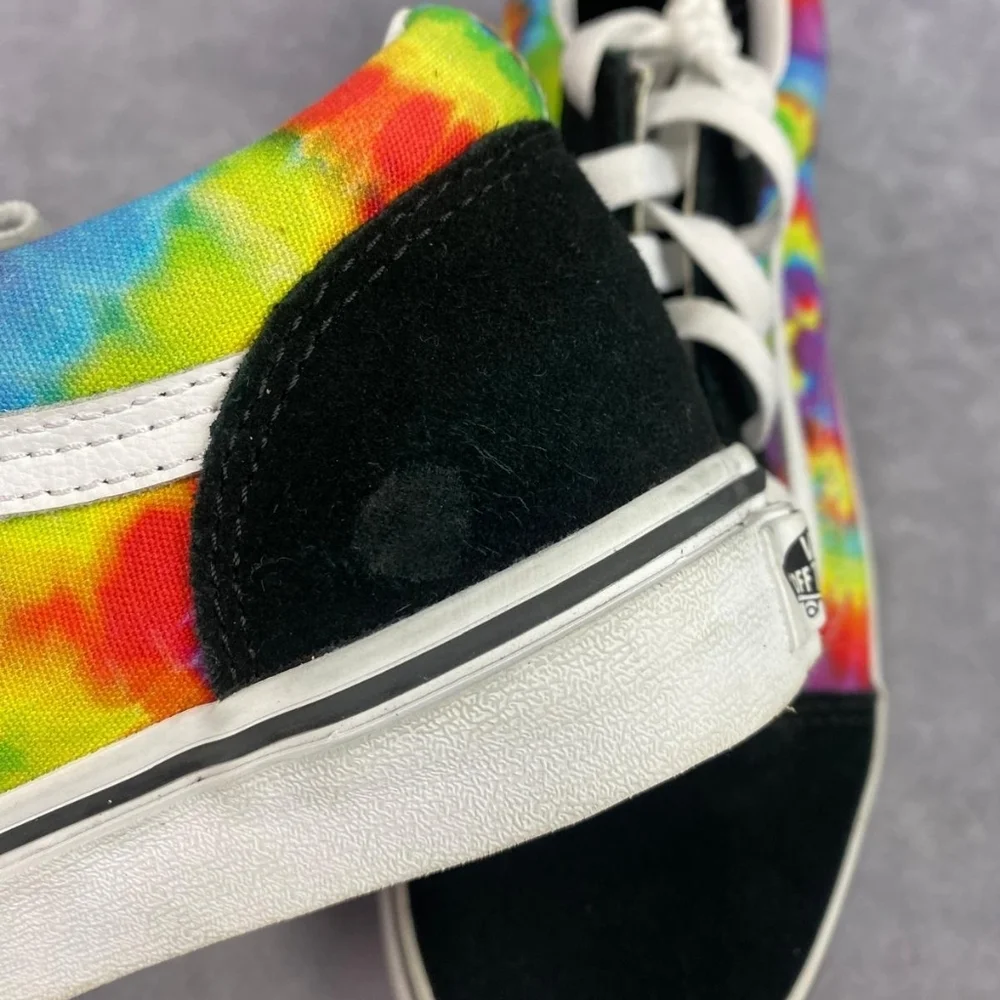 Vans Kids Old‎ Skool Rainbow Tie Dye Juniors Size 6